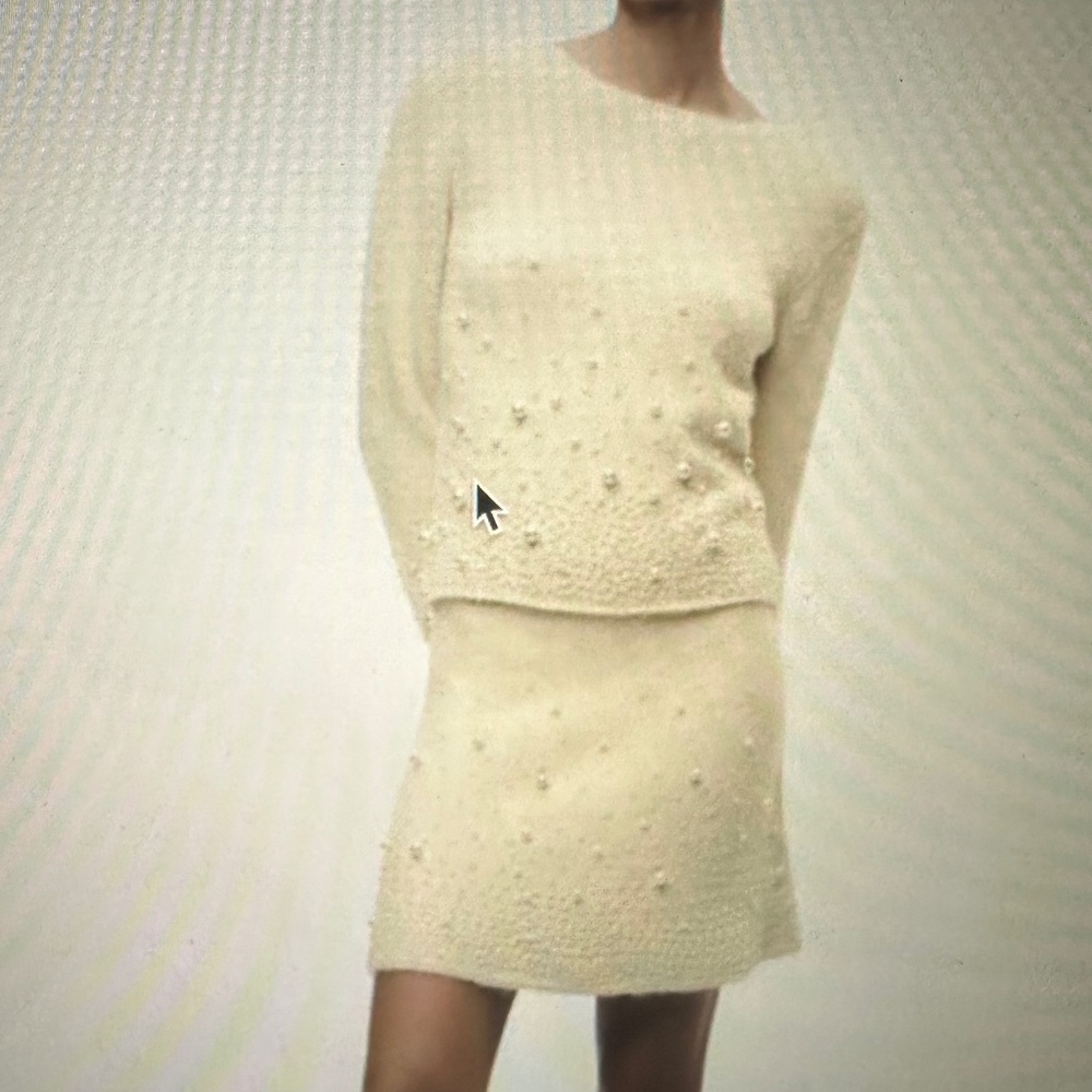Zara sweater and skirt